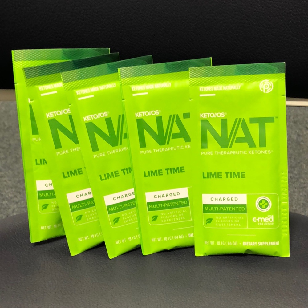 5 pack Pruvit Ketones Charged Lime